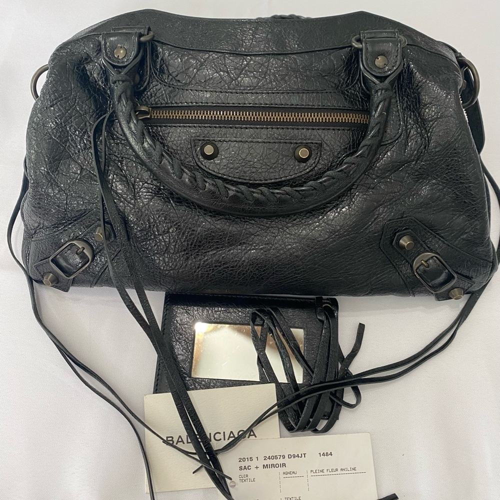 NWT Balenciaga Nero SAC + MIRROR
